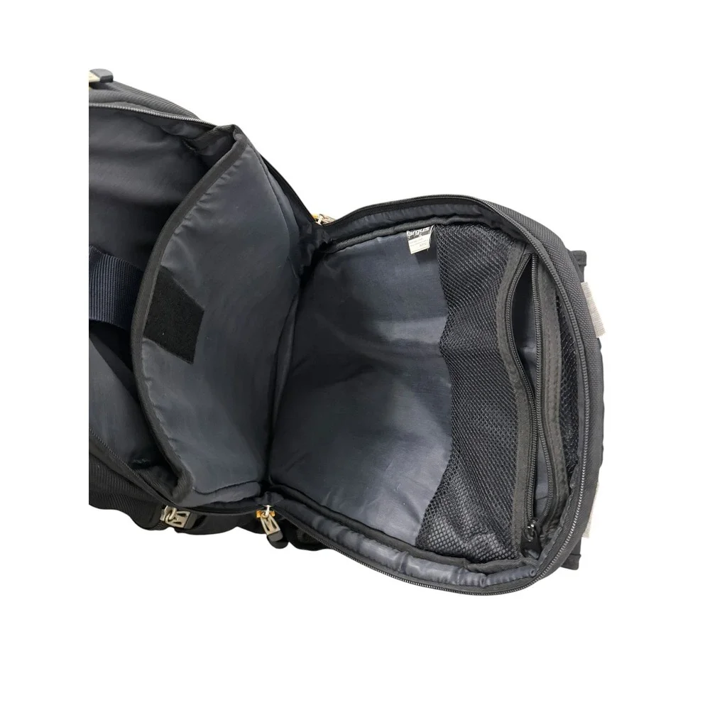 Targus Laptop Backpack Black Grey Ballistic Nylon Multi Pocket Tech Bag